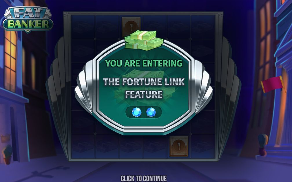 Insamlade brickor på 6x6-rutnätet i Fortune Link Feature